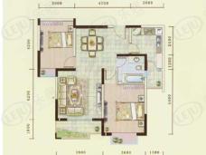 天秀湾花园94m2户型图