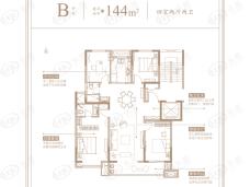 大发通银·融悦府4室2厅2卫户型图