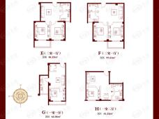 万光府前花园2室1厅1卫户型图