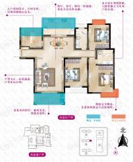 中实锦绣园4室2厅2卫户型图