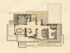 大华锦宸府房型: 单栋别墅;  面积段: 231.8 －334 平方米;户型图