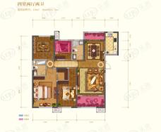 东方米兰国际城4室2厅2卫户型图