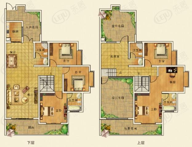 兴义市星汇峰境 户型建面约89~236㎡