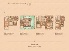 建邦听海3室2厅2卫户型图