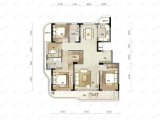 白鹭凤林小区(金昌白鹭凤林)建面约125㎡C2户型户型图