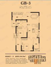 东方今典天汇中心公寓8号楼GB3户型图