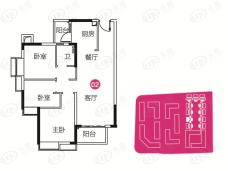 敏捷金谷国际2座02户型户型图