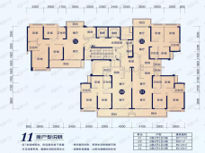 锦绣海湾城11栋户型图