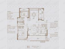 华源翠湖湾B1户型户型图
