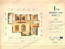 银丰中央首府J户型户型图