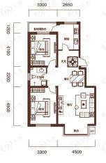 依云首府C户型 室厅卫户型图