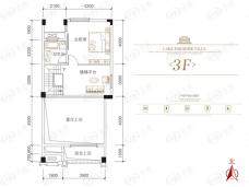 金科中央御院湖山宽景院墅A-1户型户型图