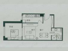 SOLO嘉和花样年华Ⅲ期一房一厅户型图