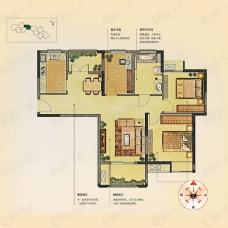 华润置地中央公园C7栋2单元1号房户型户型图