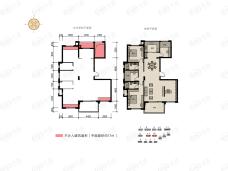 春天学府5室2厅2卫户型图