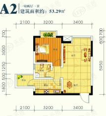 润森加州阳光户型图