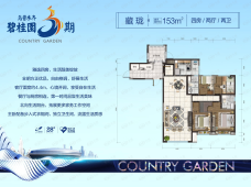 乌鲁木齐碧桂园三期4室2厅2卫户型图