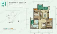 约克郡汀兰2室2厅1卫户型图