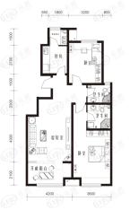 和天下户型-2二室一厅一卫户型图