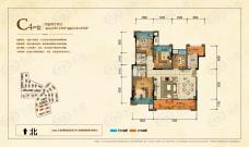 华美翡丽山C4户型图