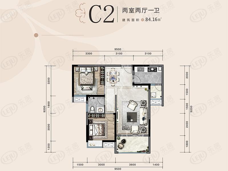 眉山市东坡宏嘉桃源雅居户型曝光 户型面积71.5~117.44㎡