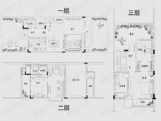 保利小楼大院3室3厅3卫户型图