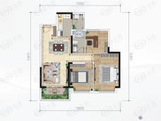 绿地·滇池国际健康城B-3户型户型图