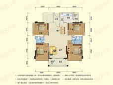 西环壹号院4室2厅2卫户型图