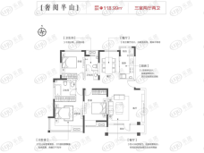 佳园·阅山府118.99户型户型图