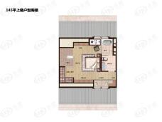 正荣国领145平上叠户型4层户型图