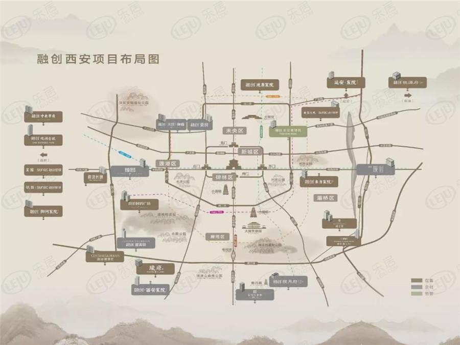 灞桥融创时代奥城最新价格来袭，约15800元/㎡，户型面积99~150㎡