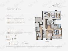 万科·翡翠心湖DIAMOND  170户型图