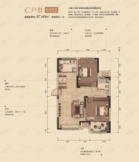 上海大公馆2室2厅1卫户型图