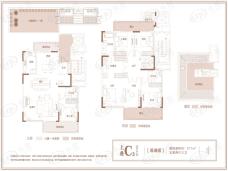 美景永宁府上叠C3边户户型图