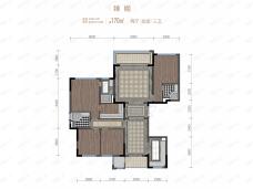 中国铁建·西派宸樾4室2厅3卫户型图