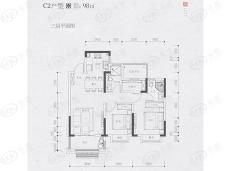 紫云赋江山印3室2厅2卫户型图