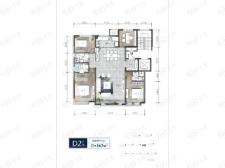 秦皇岛万达广场D2户型图