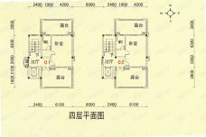 碧桂园山水桃园1室1卫户型图