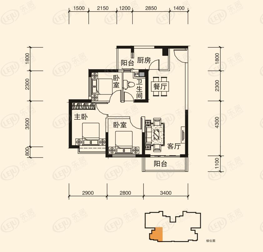 汉中恒大城户型介绍 户型面积32.14~141.97㎡  引领您的幸福生活