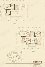 宝泰·幸福花园5室2厅4卫户型图