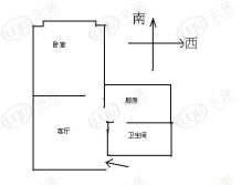 万富汇1室1厅1卫户型图