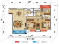 地纬·金樽花园117户型户型图