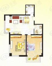 阳光国际公馆2室2厅1卫户型图