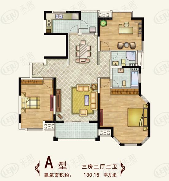 镇江京口宜嘉湖庭花园现正热销中 户型面积80~131.29㎡