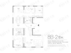 中鹰黑森林11号8号楼B2户型图户型图