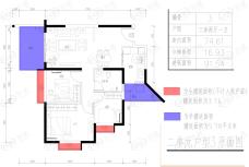 幸福魔方二期3室2厅1卫户型图