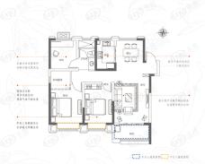 东方名邸C户型户型图