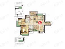 宏宇景裕豪园14栋12户型户型图