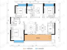 中国中铁·诺德国际4室2厅2卫户型图