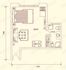 塞纳公馆户型图